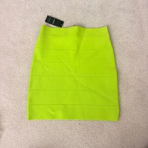 Bebe Neon Bandage Skirt NWT